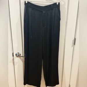 Madewell Harlow Black Wide Leg Pants